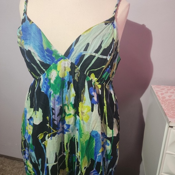 Old navy floral sleeveless maxi dress plus size xxl - Picture 5 of 5